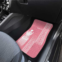 Personalized Adinkra Akan Culture Car Mats Women's Day Duafe Symbol