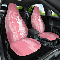 Personalized Adinkra Akan Culture Car Seat Cover Women's Day Duafe Symbol