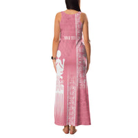 Personalized Adinkra Akan Culture Family Matching Tank Maxi Dress and Hawaiian Shirt Women's Day Duafe Symbol