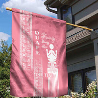 Personalized Adinkra Akan Culture Garden Flag Women's Day Duafe Symbol