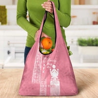 Personalized Adinkra Akan Culture Grocery Bag Women's Day Duafe Symbol