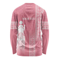 Personalized Adinkra Akan Culture Long Sleeve Shirt Women's Day Duafe Symbol