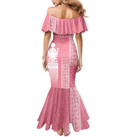 Personalized Adinkra Akan Culture Mermaid Dress Women's Day Duafe Symbol