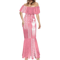 Personalized Adinkra Akan Culture Mermaid Dress Women's Day Duafe Symbol