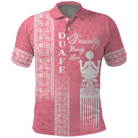 Personalized Adinkra Akan Culture Polo Shirt Women's Day Duafe Symbol