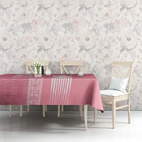 Personalized Adinkra Akan Culture Tablecloth Women's Day Duafe Symbol