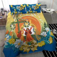 Sverige Glad Midsommar Bedding Set Majstang Dancing