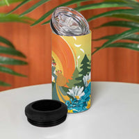 Sverige Glad Midsommar 4 in 1 Can Cooler Tumbler Majstang Dancing