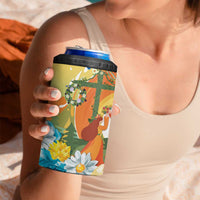 Sverige Glad Midsommar 4 in 1 Can Cooler Tumbler Majstang Dancing