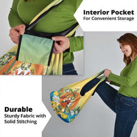 Sverige Glad Midsommar Grocery Bag Majstang Dancing