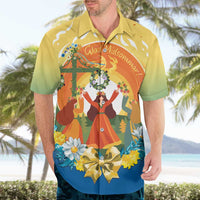 Sverige Glad Midsommar Hawaiian Shirt Majstang Dancing