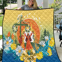 Sverige Glad Midsommar Quilt Majstang Dancing