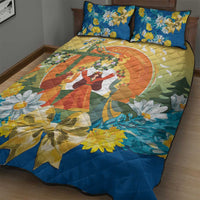 Sverige Glad Midsommar Quilt Bed Set Majstang Dancing