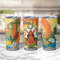 Sverige Glad Midsommar Tumbler Cup Majstang Dancing