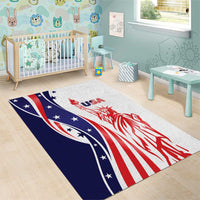 Fourth Of July USA Area Rug American Dream - Statue Of Liberty
