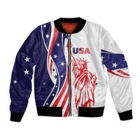 Fourth Of July USA Bomber Jacket American Dream - Statue Of Liberty