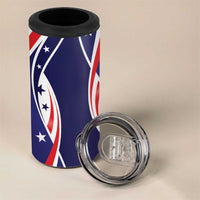 Fourth Of July USA 4 in 1 Can Cooler Tumbler American Dream - Statue Of Liberty