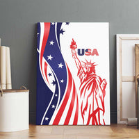 Fourth Of July USA Canvas Wall Art American Dream - Statue Of Liberty