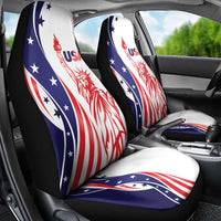 Fourth Of July USA Car Seat Cover American Dream - Statue Of Liberty