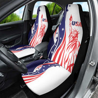 Fourth Of July USA Car Seat Cover American Dream - Statue Of Liberty