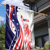 Fourth Of July USA Garden Flag American Dream - Statue Of Liberty