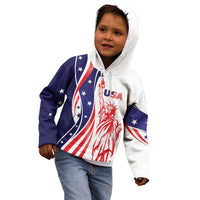 Fourth Of July USA Kid Hoodie American Dream - Statue Of Liberty