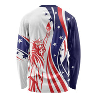 Fourth Of July USA Long Sleeve Shirt American Dream - Statue Of Liberty