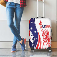 Fourth Of July USA Luggage Cover American Dream - Statue Of Liberty