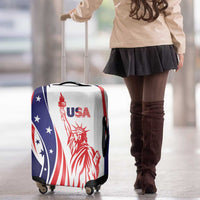 Fourth Of July USA Luggage Cover American Dream - Statue Of Liberty