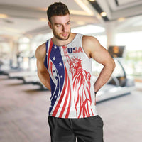 Fourth Of July USA Men Tank Top American Dream - Statue Of Liberty