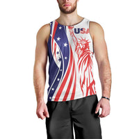 Fourth Of July USA Men Tank Top American Dream - Statue Of Liberty