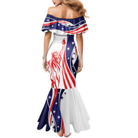 Fourth Of July USA Mermaid Dress American Dream - Statue Of Liberty