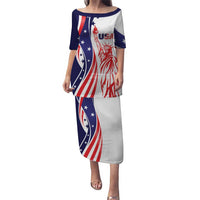 Fourth Of July USA Puletasi American Dream - Statue Of Liberty