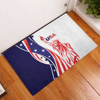 Fourth Of July USA Rubber Doormat American Dream - Statue Of Liberty