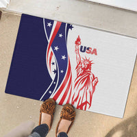 Fourth Of July USA Rubber Doormat American Dream - Statue Of Liberty