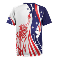 Fourth Of July USA Rugby Jersey American Dream - Statue Of Liberty