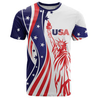 Fourth Of July USA T Shirt American Dream - Statue Of Liberty