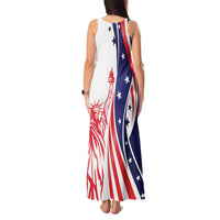 Fourth Of July USA Tank Maxi Dress American Dream - Statue Of Liberty