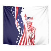 Fourth Of July USA Tapestry American Dream - Statue Of Liberty