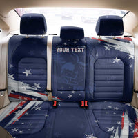 Personalized Fourth Of July USA Back Car Seat Cover The Stars and Eagle