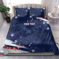 Personalized Fourth Of July USA Bedding Set The Stars and Eagle