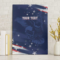 Personalized Fourth Of July USA Canvas Wall Art The Stars and Eagle