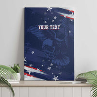 Personalized Fourth Of July USA Canvas Wall Art The Stars and Eagle