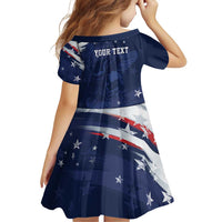 Personalized Fourth Of July USA Family Matching Puletasi and Hawaiian Shirt The Stars and Eagle