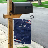 Personalized Fourth Of July USA Garden Flag The Stars and Eagle