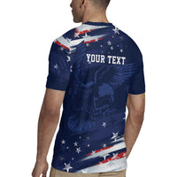 Personalized Fourth Of July USA Rugby Jersey The Stars and Eagle
