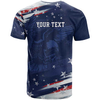 Personalized Fourth Of July USA T Shirt The Stars and Eagle