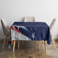 Personalized Fourth Of July USA Tablecloth The Stars and Eagle