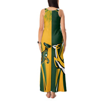 Personalised Australia Mix South Africa Rugby Tank Maxi Dress Wallabies And Springboks - Champions Special Ver - Wonder Print Shop