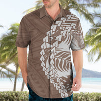Polynesian Pride Hawaiian Shirt Polynesia Tribal - Tropical Brown - Wonder Print Shop